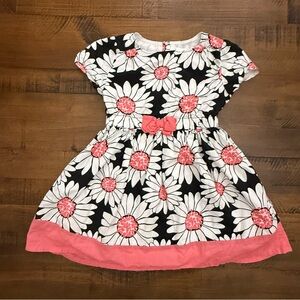 Gymboree Kitty In‎ Pink Floral Dress Fully Lined  Size 4T